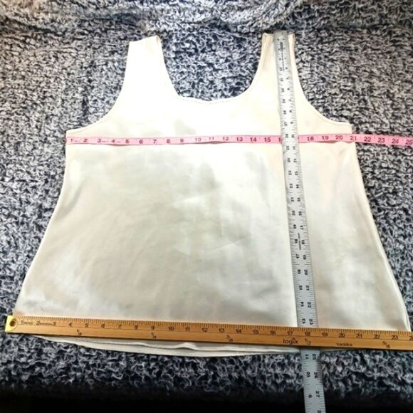 Vintage Maidenform Silky Cream Tank Chamisole Top XL To 1X Layering Intimates... - Picture 6 of 7